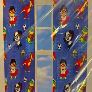 Ryan's World Window Curtain Panels sets of Two Panels 82x84